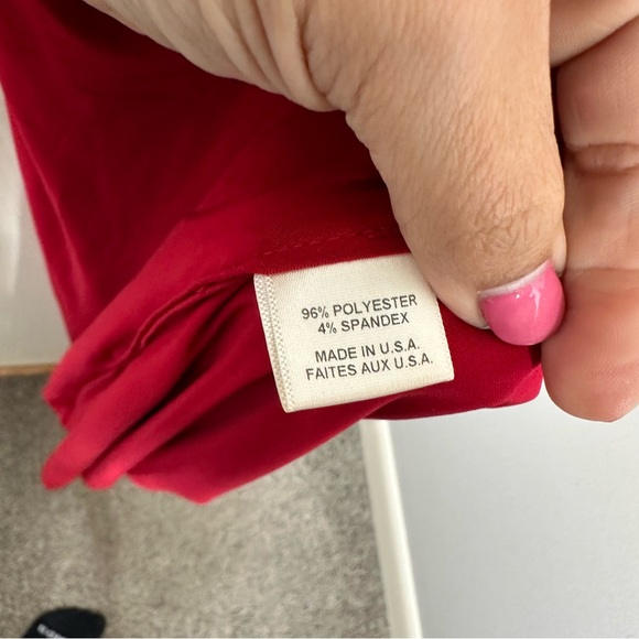 NWT MISA Los Angeles Veronica Wrap Dress in Red - Picture 9 of 10